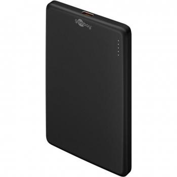 Powerbank Inalámbrica Magnética Goobay 5000mAh, Carga Rápida 15W, USB-C PD 20W, Negro