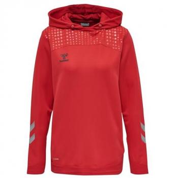 Hummel Sudadera Con Capucha Lead Poly - Sudadera de mujer, material poliéster, diseño con capucha, estilo deportivo, adecuada para actividades al aire libre y uso diario