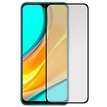 Todotumovil Protector de Pantalla Xiaomi Redmi Note 9 Negro de Cristal Templado Vidrio 9H para movil