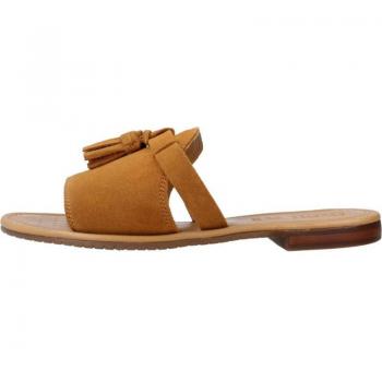 Sandalias de Mujer Geox D Sozy S D Marrón con suela de goma, plantilla acolchada, diseño transpirable y cierre de hebilla