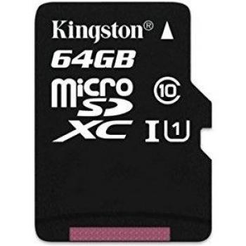 Kingston SDCIT/64GB - Tarjeta de memoria microSDXC de 64 GB