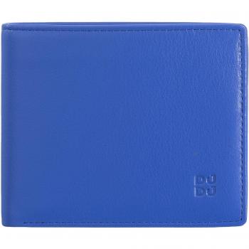 Dudu - Cartera pequeña de hombre de piel con monedero, cuero delgado, protección RFID, titular de tarjeta de crédito