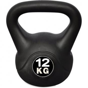 Pesa Rusa Kettlebell Fitness 12 KG PVC Antifricción