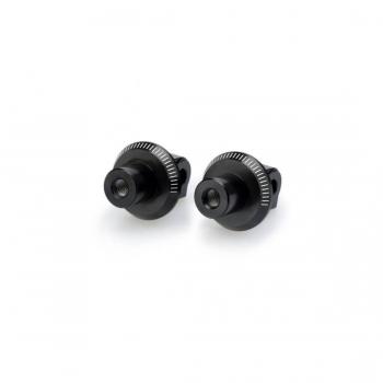 Juego de Herrajes para Estriberas Pasajero Puig 9495N - Negro - Unisex - Compatible con Suzuki GSX-R1000/R (17'-18') y Suzuki GSX-S750 (17'-18')
