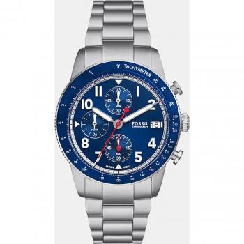 Fossil Sport Tourer Blue Chronograph Watch FS6047