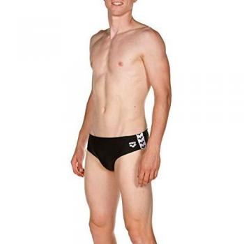 ARENA M Team Fit Brief Bañador Slip Hombre Team, Hombre, Black, 85