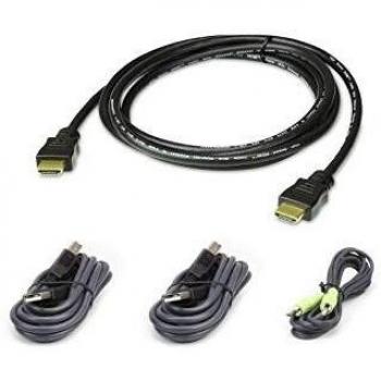 Aten 2L-7D02UHX4 cable para video, teclado y ratón
