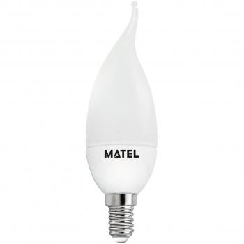 Bombilla LED Vela Llama 3 Intensidades E14 5W Cálida Matel