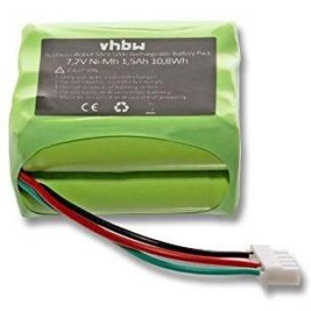 Batería NiMH 1500mAh (7.2V) Compatible con iRobot Braava 300, 380, 390, 2000, 380T, 390T y 381 - Vhbw