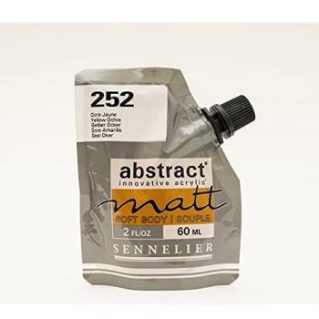 Sennelier Color acrílico mate Serie Abstract Matt 60 ml 252 amarillo ocre