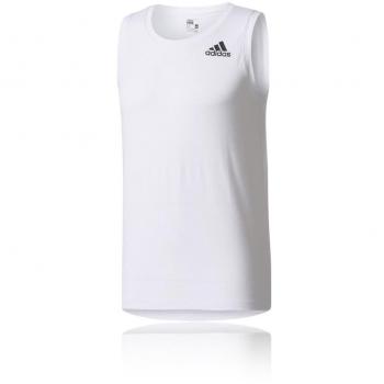 adidas Prime – Camiseta sin Mangas, otoño/Invierno, Prime, Hombre, Color Blanco, tamaño Large