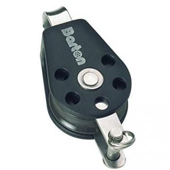 Polea Simple Fija Barton Marine con Arrigo 350kg para Cuerda de 8 mm