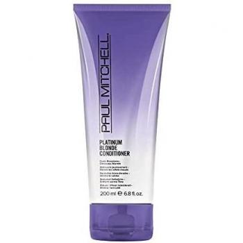 Paul Mitchell Platinum Blonde Conditioner - Conditioner for Radiant Blonde, Grey or White Hair - Anti-Yellowing Conditioner 200ml