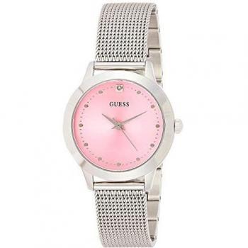 Guess Chelsea Quartz Pink Dial Ladies Watch W1197L3