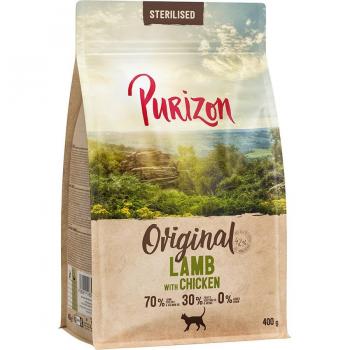 Purizon Adult Sterilised con cordero y pollo - 400 g