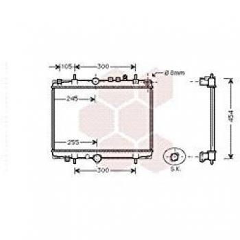 Van Wezel 40002208 Ventilador, refrigeración del motor