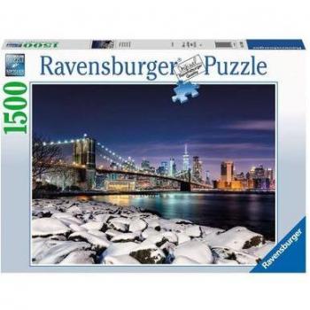 Puzzle Ravensburger Invierno en Nueva York 1500 Piezas