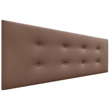 Cabecero de Polipiel Aqualine Pro 145x50cm con 2 Hileras de Botones - Color Arcilla para Camas 120/135/140