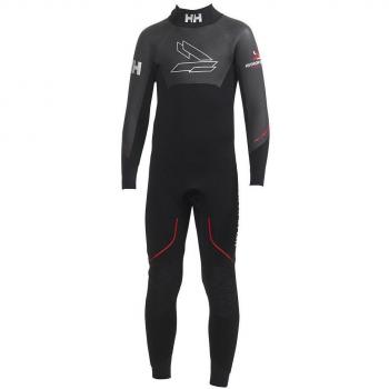 Helly Hansen JR Wetsuit - Traje Neopreno, Unisex Infantil, Negro