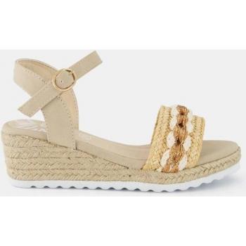 Alpargatas Mustang modelo 48748Na para niña en color beige