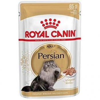 Conjunto de 12 Sobres de Paté Royal Canin para Gatos Persa Adultos, 85gr cada uno