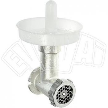 Picadora de Carne Reber 8820 N, Accesorio para Motor Reductor 400W, Aluminio Blanco