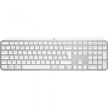 Logitech Teclado Inalámbrico MX Keys S Retroiluminado QWERTY Nordico Color Gris Pálido