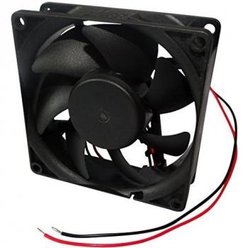 AERZETIX: Ventilador para PC ordenador de sobremesa 12V 80x80x25mm 69,7m3/h 33dBA 3200rpm 28AWG
