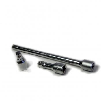 Juego de prolongaciones HANS 1/2 con longitudes de 50mm, 75mm y 250mm (3 piezas)