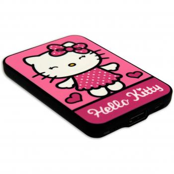 OTL HK0459 Hello Kitty - Batería Externa portátil de 5000 mAh, Formato Tarjeta de crédito