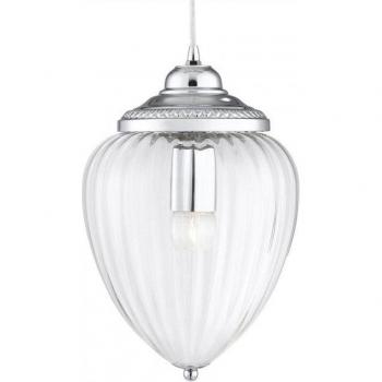 Lámpara colgante Linen Glass Chrome 9 bombillas 185cm, tipo: lámpara colgante, características: 9 luces, acabado cromo/color humo, material de cristal, base G4
