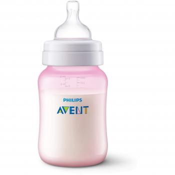 Philips Avent SCF814/17 - Biberón Anti-colic de 260ml, rosa