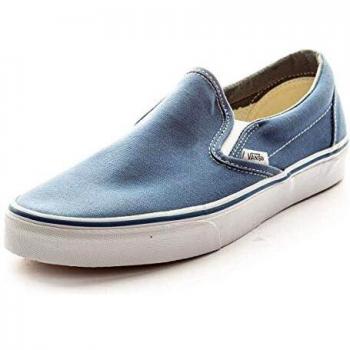 Vans Classic Slip-On Unisex Casual Sneakers - Blue, Style # VN-0Eye