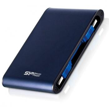 Silicon Power 2 TB Portable External Hard Drive Rugged Armor A80 Shockproof , Waterproof 2.5-Inch USB 3.0 , IEC 529 IPX7 Military Grade, Xbox One and PlayStation 4, Blue