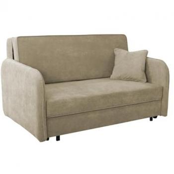 Sofá-cama Columbus 123 con caja de ropa de cama, 85x145x98cm, muebles ya montados