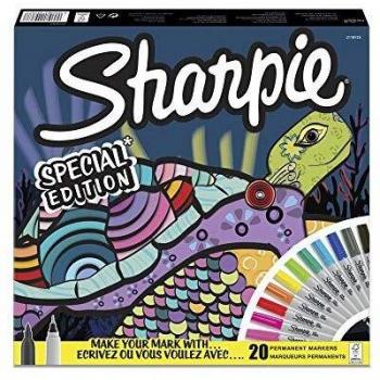 Marcadores Sharpie Edición Especial 20 Colores Fino y Ultra Fino