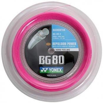 Cordaje de Bádminton Yonex BG 80 Bobina 200 m
