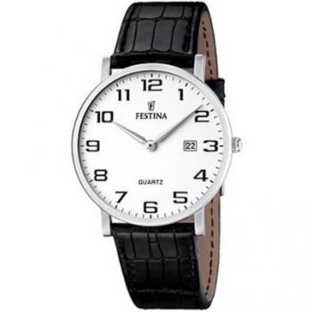 Festina Reloj Analógico para Hombre de Cuarzo con Correa en Piel 142-3601-28