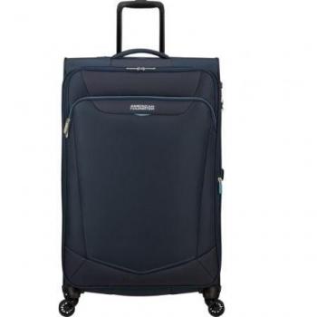 Maleta American Tourister SummerRide Spinner 80cm - Azul Marino, 4 Ruedas, TSA