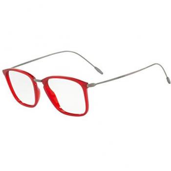 Giorgio Armani 0AR7147, Monturas de Gafas para Hombre, Matte Red, 53