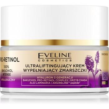 Eveline Pro-Retinol 100% Bakuchiol Crema Facial Efecto Ultra Lifting para Rellenar Arrugas 60+ 50ml