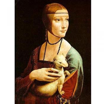 Puzzle 1000 Piezas La Dama del Armiño de Léonard De Vinci DToys