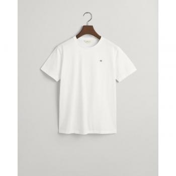 Camiseta Shield Teens blanco Gant - Ideal para niños y niñas que buscan comodidad y estilo