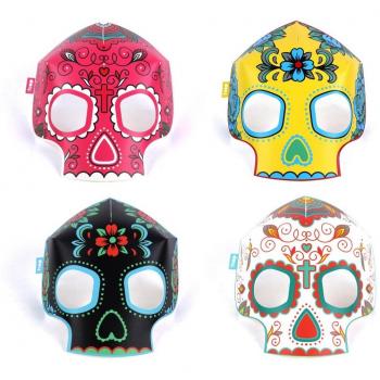 Doiy - Glowing Masks Skull, multicolor
