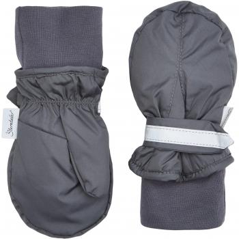 Manoplas de algodón polar gris hierro unisex tamaño 3 Sterntaler
