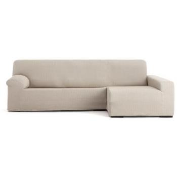 Funda para chaise longue de brazo largo derecho Eysa JAZ Beige 180 x 120 x 360 cm