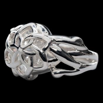 Anillo Nenya de Galadriel (Plata de ley) Talla 9.75