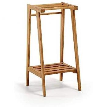 Kave Home - Toallero Kuveni de Madera Maciza de Teca