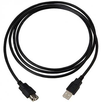 Cable de Extensión USB 2.0 A Macho - A Hembra 1.8 m Negro