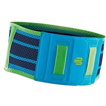 Bauerfeind XXL Unisex Sports Back Support Brace with Stabilizing Massage Function - Blue